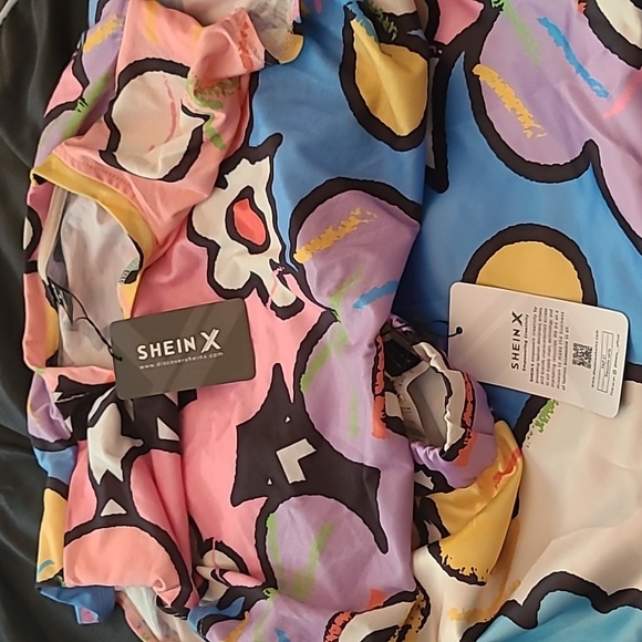 Floral Pink Ruffle SKIRT Set - Picture 3 of 4